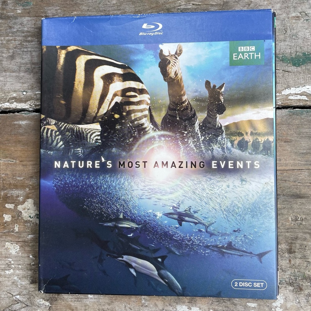 Blu-ray disc DVD earth myths amazing events animals nature earth
